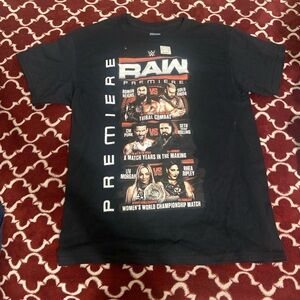 WWE Black Graphic T-Shirt